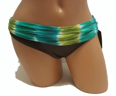 NUEVO Traje de baño inferior de bikini marrón para mujer talla L grande 14 $55 4498 Foto 1 de 2