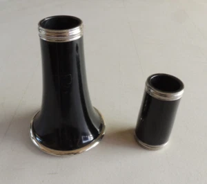 Campana clarinetto vintage Schmoller & Mueller Paris BB e barile bachelite - Foto 1 di 9