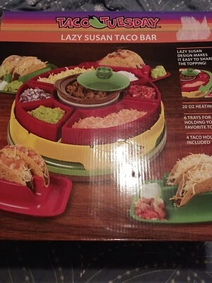 Taco Tuesday Lazy Susan Taco Bar  - Image 1 of 4