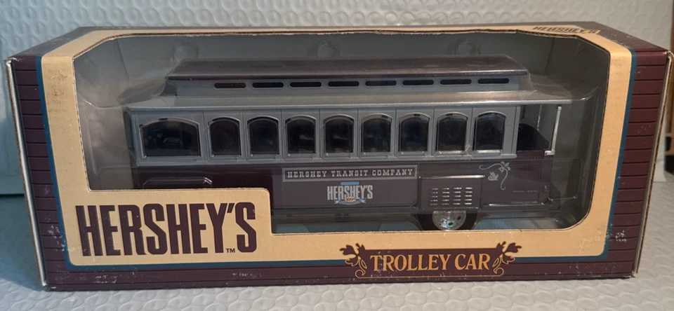 Banco de monedas de coche trolley Ertl Hershey’s vintage escala 1:43 nuevo en caja Foto 1 de 4