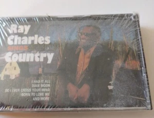 Ray Charles - Ray Charles (Sings Country) 1990 Cassette Sealed Funk Soul R&B - Picture 1 of 2