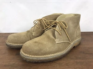 Orvis Suede Leather Chukka Ankle Boots Gumlite Soles Mens 8.5 - Picture 1 of 9