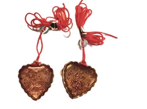 Heart Shape Quan Yin Sutra Rectangle Pendant - Photo 1 sur 1