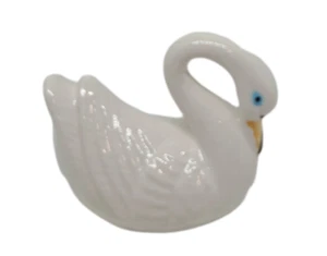 Vintage Mikrofon Schwan Figur Wasservogel Whooper Sammlerstück Deko - Bild 1 von 5