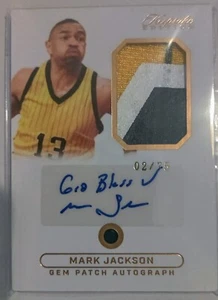 2024 Keepsake Edition Mark Jackson Gem patch Autograph #'d 2/75!! - Picture 1 of 2
