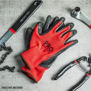 NUEVO PRO BIKE TOOL Guantes Mecánicos - TALLA GRANDE CALIBRE 18 MANO DESNUDA DESTREZA - Imagen 1 de 8