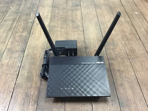 ASUS RT-N300 Wireless-N300 300Mbps 3-in-1 Wi-Fi Router Black Tested Works Great! - Picture 1 of 6