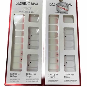 Dashing Diva Gloss Ultra Shine Gel Palette Nail Strips GS560 Head Over Heals 2pa - Picture 1 of 2