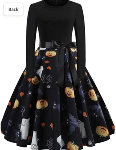 Halloween dress Womens costume cocktail swing dress party S-XXL - Picture 1 of 4