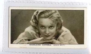 (Je4773) CHURCHMAN,BRITISH FILM STARS,MADELINE CARROLL,1934,#4 - Picture 1 of 2