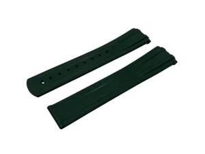 20mm Green Rubber/Silicone Strap Band FITS OMEGA Watch SeaMaster Diver 300M - Picture 1 of 20