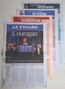 LE FIGARO Nr. 22 473 vom 10.11.2016 - Hurrikan: Trump 45. Präsident der Vereinigten Staaten - Bild 1 von 12