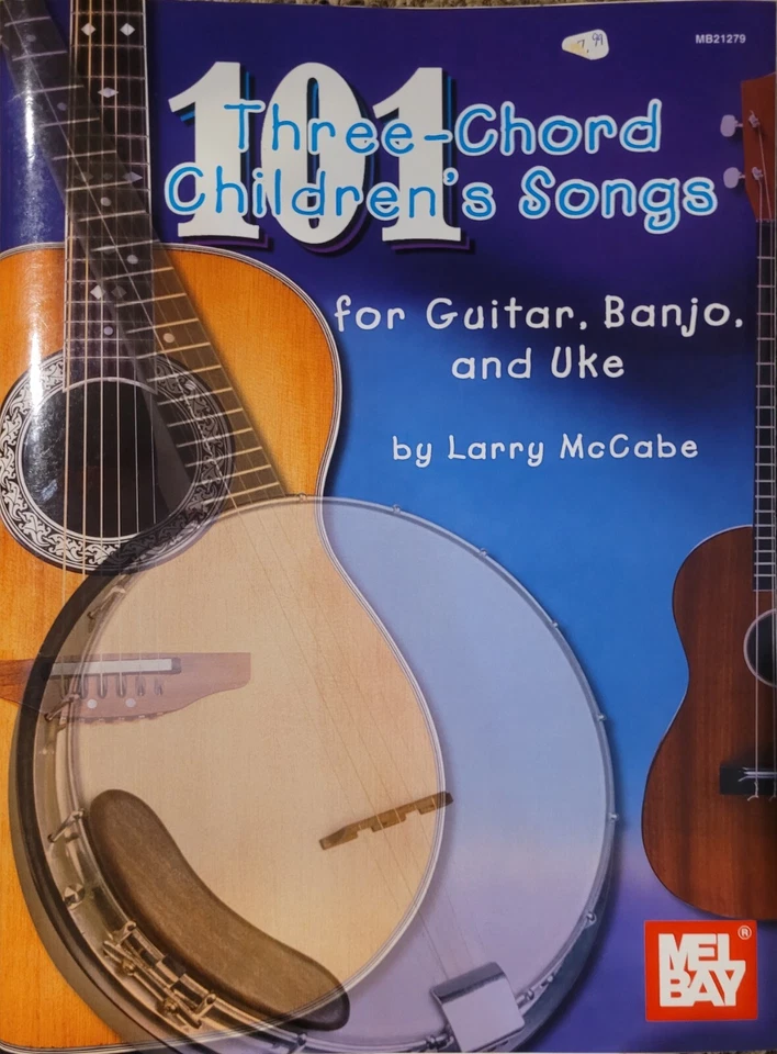 101 Three-Chord Children's Songs for Guitar, Banjo, and Uke - Image 1 of 1