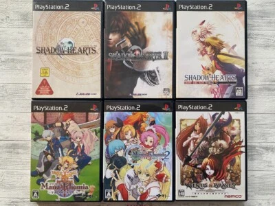 SONY PS2 Shadow Hearts 1 2 From The New World & Mana Khemia 1 2 & Venus & Braves - Image 1 of 4