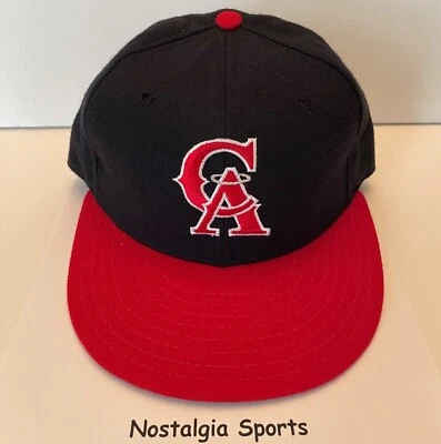 Vintage ANAHEIM CA ANGELS NEW ERA 59/50 DIAMOND HAT NEW OldStock FIT 6-7/8 Last1 - Image 1 of 4