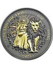 UNA I LEW Złote Imperium Balck 1 uncja Srebrna moneta 1 funt Święta Helena 2023
