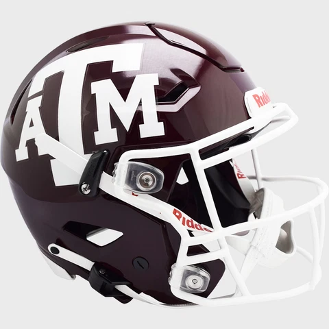 TEXAS A&M AGGIES NCAA Riddell SPEEDFLEX Authentic Gameday Football Helmet Cover