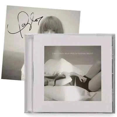Taylor Swift Tortured Poets Department CD The Manuscript With Hand Signed Photo - Image 1 of 2