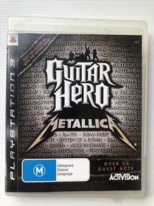Guitar Hero Metallica Activision (PS3, 2009) No Manual - Picture 1 of 4