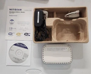 Netgear Broadband ADSL2+ Modem Model DM111PSP DM111PSP-100NAS Complete - Picture 1 of 9