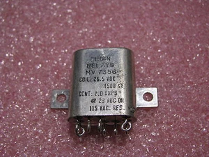 ELGIN RELAYS , RELAY PART # MV7356 26.5VDC - Picture 1 of 4