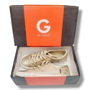 G By Guess Women's Shoes Sneakers Gold Size 9.5 M Sparkle 220 GGOONA - Picture 1 of 5
