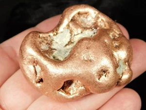 Heavy Solid COPPER Nugget or Native Copper Float 100% Natural Michigan 167gr - Picture 1 of 10