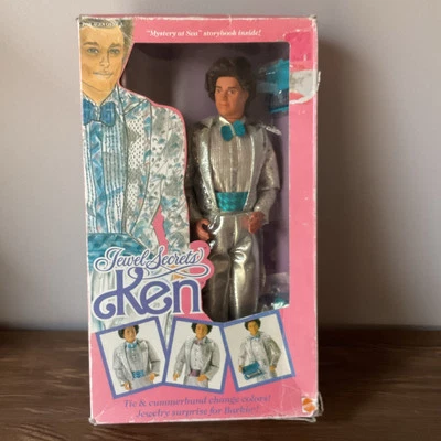 Antigo 1987 Jewel Secrets Barbie Ken Doll Storybook Gravata Mudança de Cor-Novo Na Caixa - Imagem 1 de 4