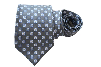 JOSEPH ABBOUD CORBATA HOMBRE GRIS, AZUL/GEOMÉTRICA Ancho: 3.7/8" Largo: 58" Foto 1 de 3