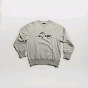 Beams Plus + Top Sider grau Rundhals Frottee Baumwolle Rundhals Sweat Shirt L - Bild 1 von 3