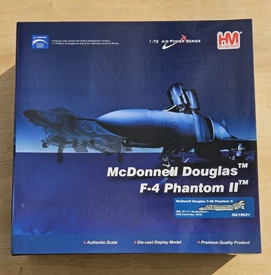 F-4B Phantom II VF-111 Sundowners USS Coral Sea años 70 Marina 1/72 fundido a presión CH1 Foto 1 de 4