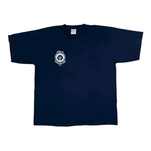Electricians IBEW Local 38 Cleveland Ohio Tee Shirt Men Size 2XL Navy Logo Print - Picture 1 of 9