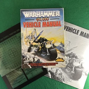 WARHAMMER 40K VEHICLE MANUAL GAMES WORKSHOP RULEBOOK BOOK TEMPLATE ROGUE ERA π‘ - Picture 1 of 20