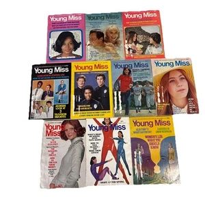 Lot of 10 Vintage YOUNG MISS Magazine 1972 1974 No labels Women's Lib - Picture 1 of 4
