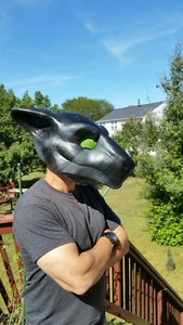 Animal Foam Fur Head Cosplay Halloween Mask - Picture 1 of 10