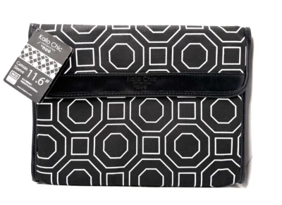 New Nuo Kailo Chic 11.6" Laptop - Tablet Canvas Sleeve - Hexagon Nice - Image 1 of 4