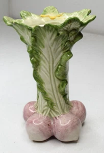 1988 Fitz & Floyds Hand Painted Vase Made in Peoples Republic of Korea - Picture 1 of 6