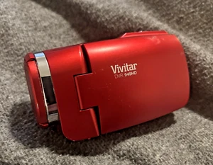 Vivitar DVR 949HD Camcorder Red Full HD 4x Digital Zoom Anti-Shake 4 - Picture 1 of 8
