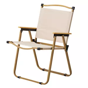 Lightweight Portable Camping Chairs 2 Pack Folding Beach Armchairs for Outdoor - Picture 1 of 10