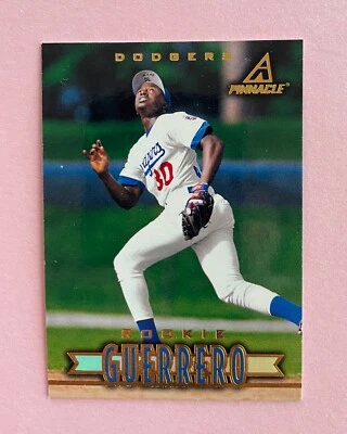 1997 New Pinnacle Baseball Wilton Guerrero #168 Rookie RC Los Angeles Dodgers - Image 1 of 2