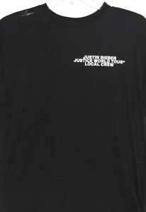 JUSTIN BIEBER ~ Backstage Crew 2022 JUSTICE World Tour T-SHIRT ~ Size XL ~ NEW - Picture 1 of 1