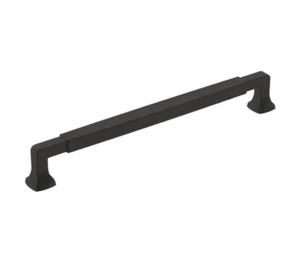 Amerock BP36890FB Armadio con maniglia CTC statura 8-13/16 pollici estraibile nero opaco - Foto 1 di 3