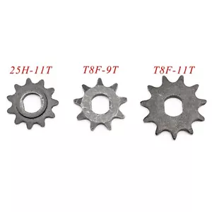 Piñón delantero T8F 9T/T8F 11T/25H 11T 43 47 49cc mini bicicleta de tierra cadena T8F/25H - Imagen 1 de 12