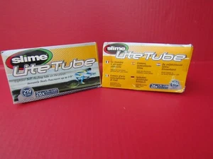 SLIME LITE TUBE Bicycle 219 Grams 26 x 1.75-2.125 2-Tubes (((NEW))) - Picture 1 of 2