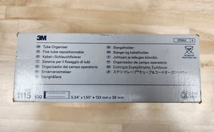 QTY:100 New 3m Tube Organizer 1115  5.24" x 1.50" - 133mm x 38 mm - Picture 1 of 5