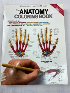 The Anatomy Coloring Book Professional Study Guide Nurses Doctor Exam Prep - Picture 1 of 12