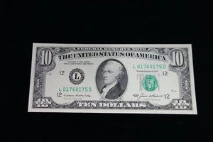 $10 1985 Bank of San Francisco note with ink smear on back - Picture 1 of 2