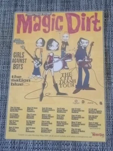 MAGIC DIRT - THE CITY TRASH TOUR - AUSTRALIA TOUR - LAMINATED POSTER - ADALITA - Picture 1 of 1