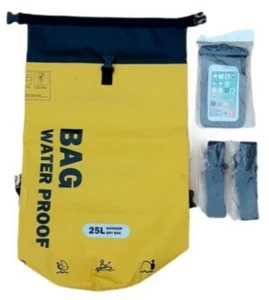 VBG VBIGER Dry Bag Waterproof Backpack PVC Beach Bucket Bag Floating 25L - Picture 1 of 1