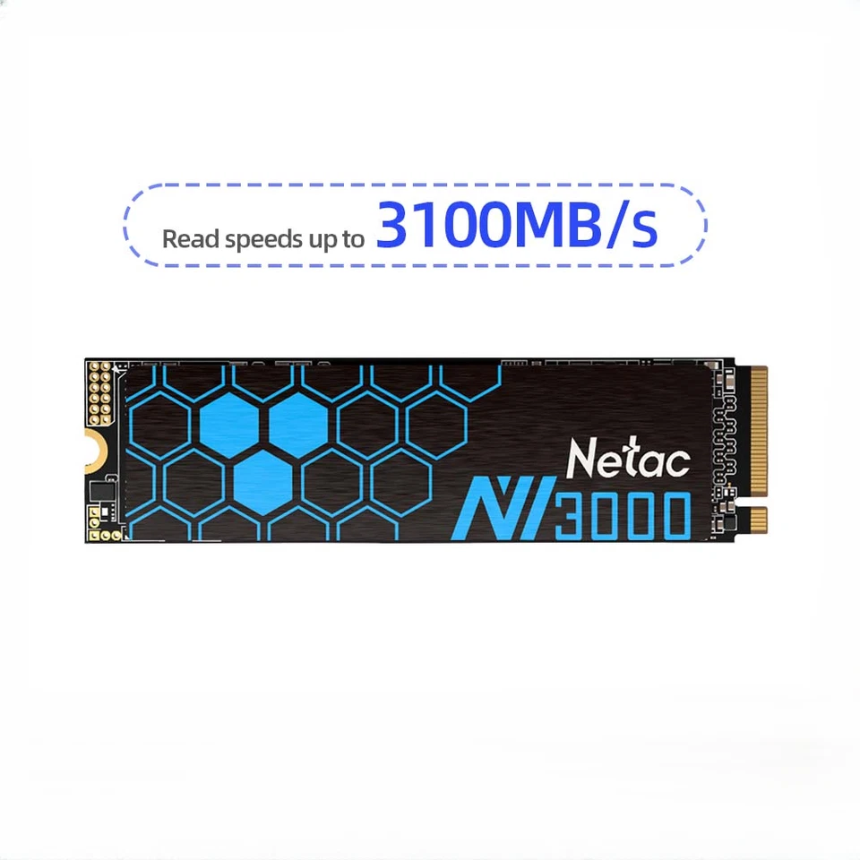 Netac Internal SSD 2.5'' SATA III M.2 NVMe PCIe3.0 Gen 3×4 Solid State Drive lot - Image 1 of 4